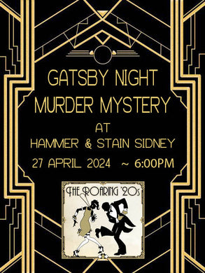 06/29/2024 - Murder Mystery Dinner GATSBY - 6:00PM
