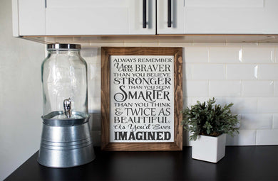 FRAMED SIGNS