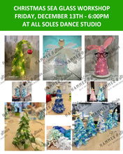 12/14/2024 - HOLIDAY SEA GLASS WORKSHOP AT ALL SOLES DANCE STUDIO - 6:00PM