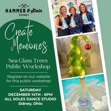 12/14/2024 - HOLIDAY SEA GLASS WORKSHOP AT ALL SOLES DANCE STUDIO - 6:00PM