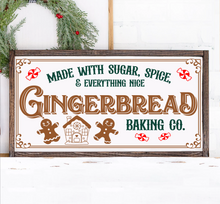 HOLIDAY FRAMED SIGNS 12"X24"