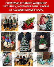 11/16/2024 - CERAMICS WORKSHOP AT ALL SOLES DANCE STUDIO - 6:00PM