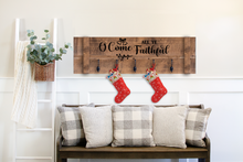 HOLIDAY SHUTTER STOCKING HOLDER