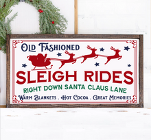 HOLIDAY FRAMED SIGNS 12"X24"