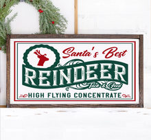 HOLIDAY FRAMED SIGNS 12"X24"